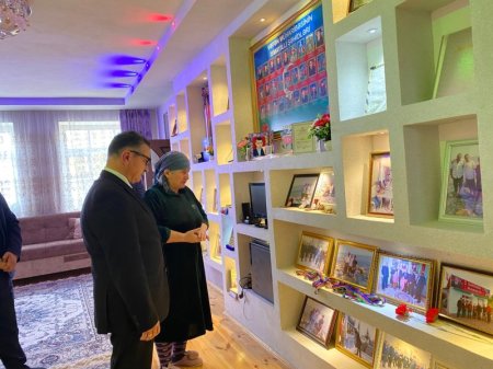 Novruzəli Aslanov İsmayıllıda şəhid ailələri ilə görüşüb və sakinləri qəbul edib -Fotolar