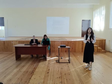 "Şagird davranış qaydaları" mövzusunda təlim keçirilib