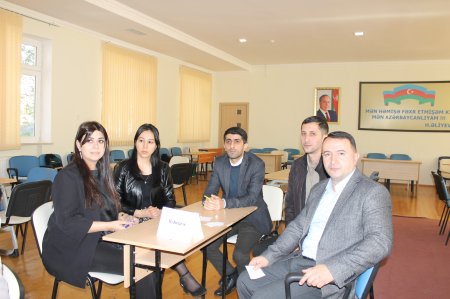 Mingəçevirdə təhsil işçiləri arasında intellektual yarış keçirilib