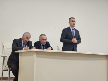 "Xüsusi hallar zamanı görülməli işlər barədə prosedur qaydalar"a dair görüşlər keçirilib