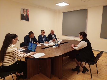 Direktor müavini və təşkilatçı vəzifəsinə işə qəbulu üzrə müsabiqənin müsahibə  mərhələsi keçirilib