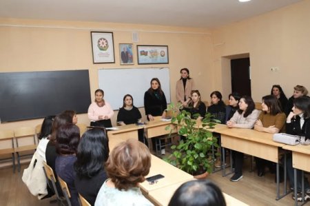 “Emosional intellekt və onun təhsildə əhəmiyyəti” mövzusunda görüş keçirilmişdir
