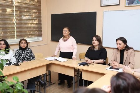 “Emosional intellekt və onun təhsildə əhəmiyyəti” mövzusunda görüş keçirilmişdir