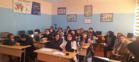 "Müasir metodist" layihəsi çərçivəsində müəllimlərin peşəkar inkişafı istiqamətində təlimlər keçirilir