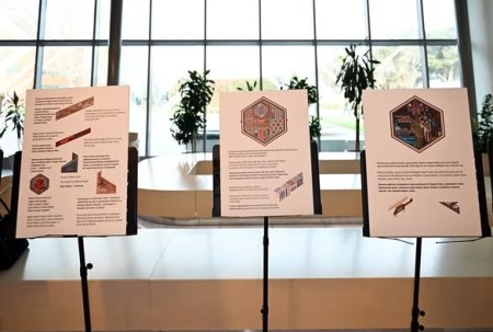 “Dövlətin memarı. Bir ömrün ensiklopediyası” triptix-xalça Azərbaycan Milli Xalça Muzeyində sərgilənir