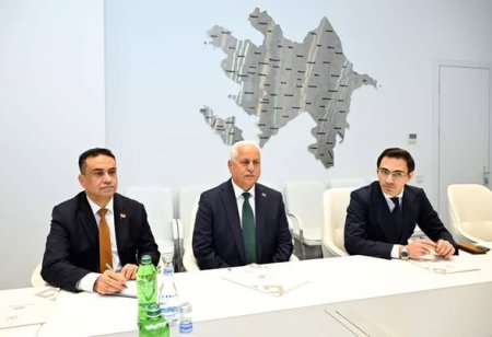 Mədəniyyət naziri Adil Kərimli TİKA-nın başqanı ilə görüşüb 