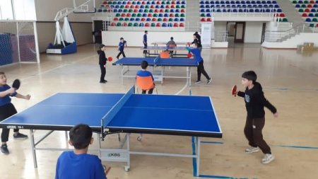Ümummilli Lider Heydər Əliyevin xatirəsinə həsr olunmuş yeniyetmələr arasında stolüstü tennis üzrə rayon turniri keçirilib