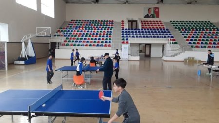 Ümummilli Lider Heydər Əliyevin xatirəsinə həsr olunmuş yeniyetmələr arasında stolüstü tennis üzrə rayon turniri keçirilib