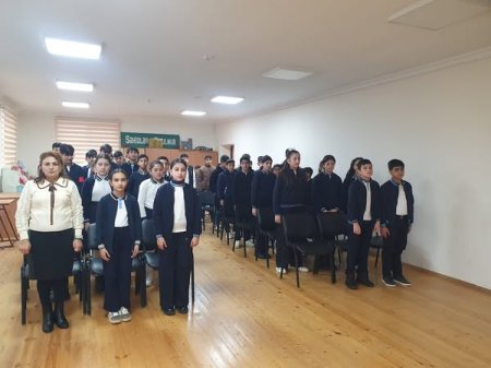 "Ümummilli lider Heydər Əliyevin Anım Günü"nə həsr olunmuş "Azərbaycan dövlətinin yaradıcısı-Heydər Əliyev" mövzusunda seminar keçirilib