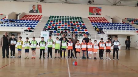 Ümummilli Lider Heydər Əliyevin xatirəsinə həsr olunmuş yeniyetmələr arasında mini-futbol üzrə rayon turniri keçirilib