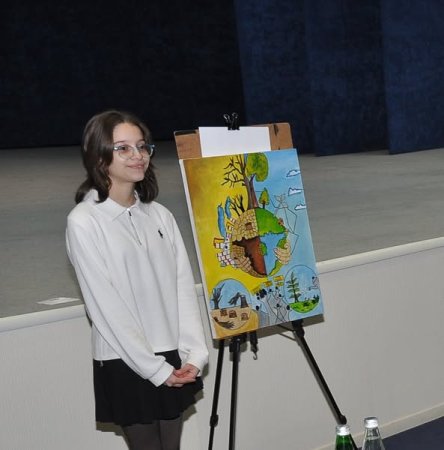 “Mənim yaşıl dünyam” adlı rəsm müsabiqəsinin final mərhələsi gerçəkləşib