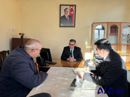 Novruzəli Aslanov İsmayıllıda vətəndaşların növbəti qəbulunu keçirib -Fotolar