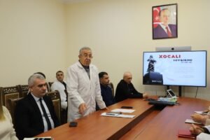 Bitki Mühafizə və Texniki Bitkilər ETİ-də  Xocalı soyqırımının 33-ci ildönümünə həsr olunmuş anım tədbiri keçirilib