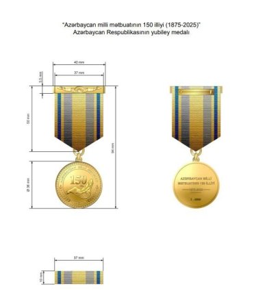 “Azərbaycan milli mətbuatının 150 illiyi” medalı təsis olundu - FOTO