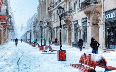 Bu gün də Bakıya qar yağacaq - PROQNOZ