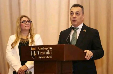 Şəhid Elşad  Hacıbaba oğlu Əliyevin 50 illik yubileyi ilə əlaqədar keçirilən tədbirdə iştirak edib