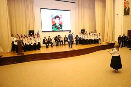 Şəhid Elşad  Hacıbaba oğlu Əliyevin 50 illik yubileyi ilə əlaqədar keçirilən tədbirdə iştirak edib