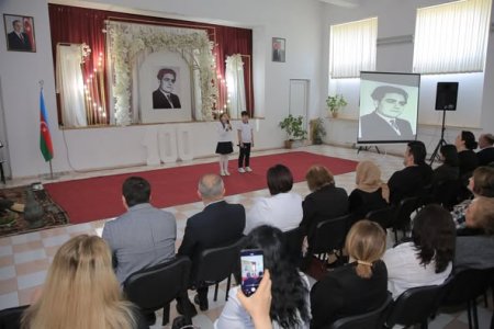 Şıxəli Qurbanovun anadan olmasının 100 illik yubiley tədbiri keçirilib 