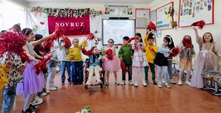 Qəbələdə inklüziv təhsil siniflərinin təşkil etdiyi  bayram şənliyi keçirilib  - - - - 