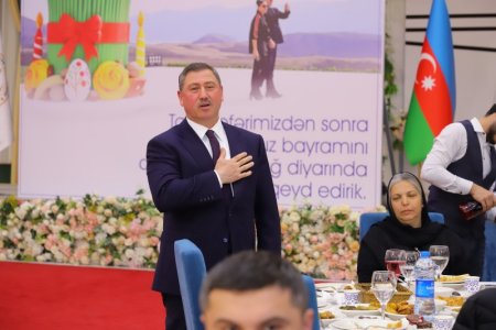 Naxçıvanda şəhid ailələri və qazilər üçün iftar süfrəsi təşkil edilib