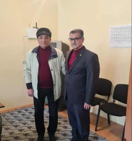 Deputat Novruzəli Aslanov növbəti dəfə seçicilərlə görüşüb -Fotolar