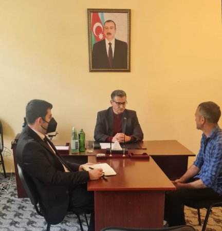Deputat Novruzəli Aslanov növbəti dəfə seçicilərlə görüşüb -Fotolar