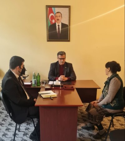 Deputat Novruzəli Aslanov növbəti dəfə seçicilərlə görüşüb -Fotolar