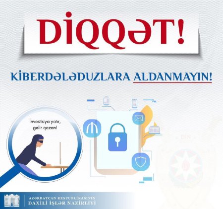 Vətəndaşların bank kartlarından 24864 manat kiber üsulla oğurlanıb