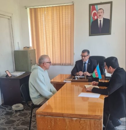 Novruzəli Aslanov İsmayıllıda növbəti dəfə vətəndaşları qəbul edib -Fotolar