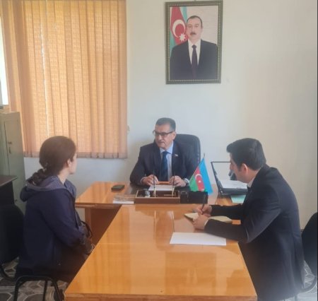 Novruzəli Aslanov İsmayıllıda növbəti dəfə vətəndaşları qəbul edib -Fotolar