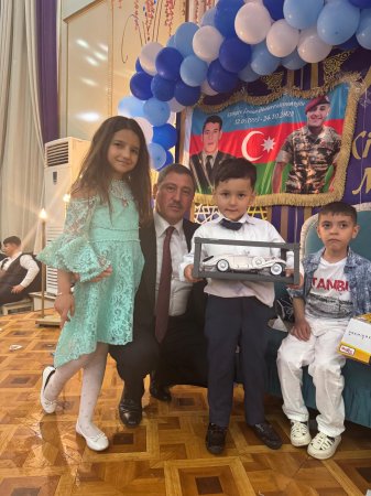 İş adamı Şəhid övladının toyunda iştirak edib