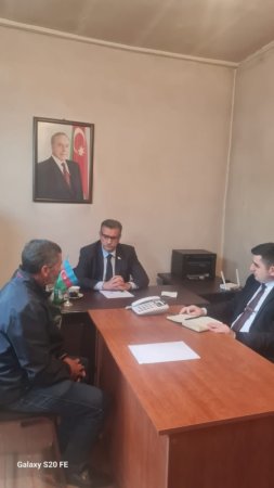Novruzəli Aslanov İsmayıllının Soltankənd kəndində sakinlərlə görüşüb -Fotolar