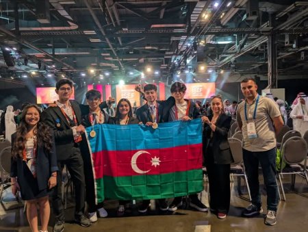 "Sabahın alimləri" XIV respublika layihə müsabiqəsinin qalibləri  Beynəlxalq Elm və Mühəndislik yarışmasında bürünc medal qazanıblar