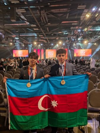 "Sabahın alimləri" XIV respublika layihə müsabiqəsinin qalibləri  Beynəlxalq Elm və Mühəndislik yarışmasında bürünc medal qazanıblar