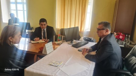 Novruzəli Aslanov İsmayıllının Mollaisaqlı kəndində vətəndaşları qəbul edib -Fotolar