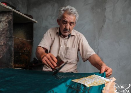 Kəlağayı ustası basqallı Mürşüd Talıbov məhz belə insan idi… -FOTOLAR Kəlağayı ustası basqallı Mürşüd Talıbov məhz belə insan idi… -FOTOLAR