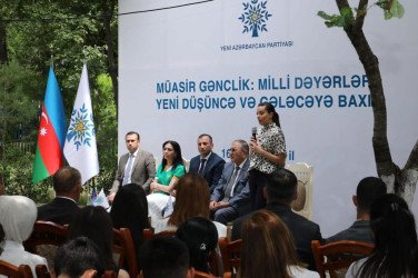 İsmayıllıda “Müasir gənclik: milli dəyərlər, yeni düşüncə və gələcəyə baxış” mövzusunda tədbir keçirilib