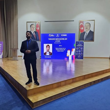 23-24 iyun 2025-ci il tarixlərdə Şəki şəhərində "Yaradıcı Müzakirələr" layihəsi çərçivəsində Şəki şəhər Heydər Əliyev Mərkəzində təlimlər keçirilib
