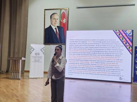 23-24 iyun 2025-ci il tarixlərdə Şəki şəhərində "Yaradıcı Müzakirələr" layihəsi çərçivəsində Şəki şəhər Heydər Əliyev Mərkəzində təlimlər keçirilib