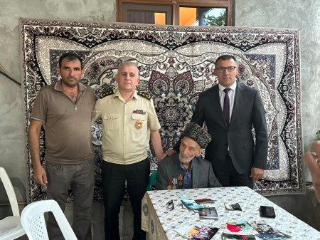İkinci Dünya Müharibəsi iştirakçısı Şura Namazovun 100 illik yubileyi qeyd olunub
