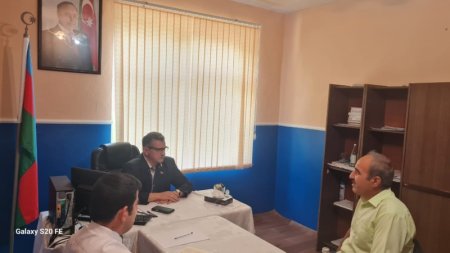 Milli Məclisin deputatı Novruzəli Aslanov İsmayıllıda yerli sakinləri qəbul edib  -Fotolar