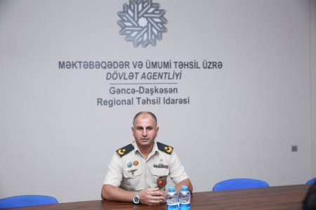 Gənclərin çağırışaqədərki hazırlıq rəhbəri vəzifəsinə işə qəbul üzrə müsabiqənin müsahibə mərhələsi keçirilib