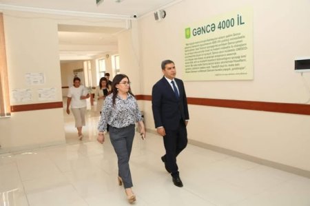 Gəncə-Daşkəsən Regional Təhsil İdarəsinin müdiri Elçin Kərimov təhsil müəssisələrində aparılan təmir işləri ilə tanış olub