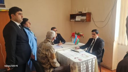 Milli Məclisin deputatı Novruzəli Aslanov İsmayıllıda seçicilərlə görüşüb -Fotolar