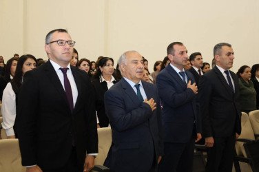 İsmayıllıda 5 Oktyabr – Beynəlxalq Müəllimlər Gününə həsr olunmuş tədbir keçirilib İsmayıllıda 5 Oktyabr – Beynəlxalq Müəllimlər Gününə həsr olunmuş tədbir keçirilib