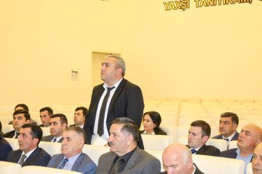 İsmayıllıda növbəti nümayəndə günü keçirilib