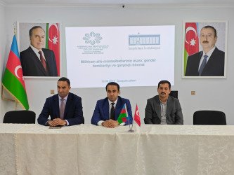 “Möhkəm ailə münasibətlərinin əsası: gender bərabərliyi və qarşılıqlı hörmət” mövzusunda tədbir keçirilib