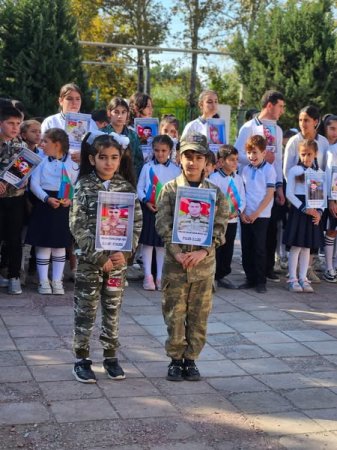 Mərkəzi Aran Regional Təhsil İdarəsinin tabeliyindəki ümumi təhsil müəssisələrində 27 Sentyabr – Anım Günü qeyd olunub