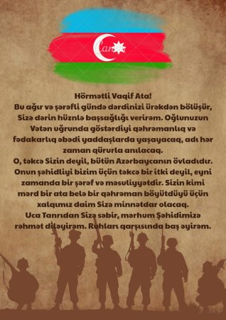 Hörmətli Vaqif Ata!