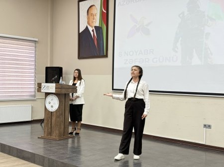 Qəbələ Dövlət Peşə Təhsil Mərkəzində “Zəfər Günü”nə həsr olunmuş “Zəfərin 5 ili” adlı bayram tədbiri keçirilib! 